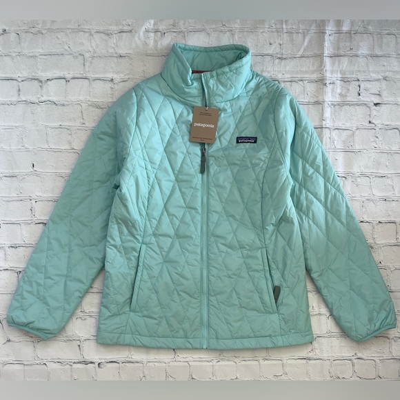 Patagonia Nano Puff Insulated Diamond Quilted Jacket Girls' Size L / 12 - Picture 11 of 11